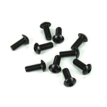 M4x10mm Button Head Screws (black, 10pcs) - Xtreme RC