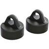 Shock Cap Aluminum, Black (2): 6S - Xtreme RC