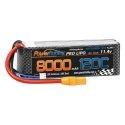 3S 11.4V 8000MAH 120C Graphene + HV LIPO Battery w/ XT90 Plug