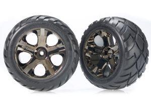 Tires & wheels, assembled, glued - Xtreme RC