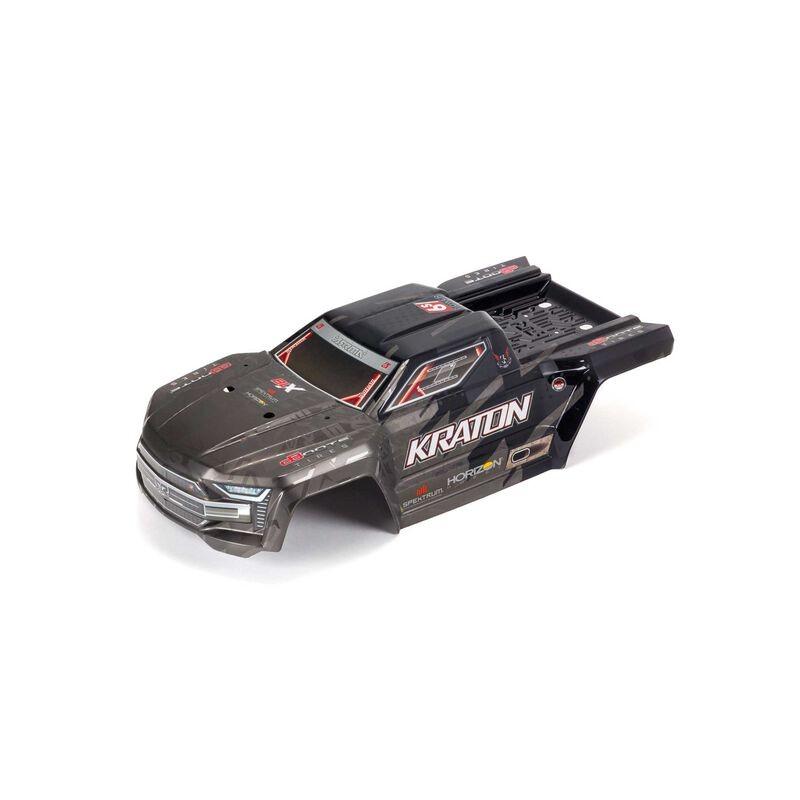 EXB Painted, Decaled & Trimmed Body, Black: KRATON 6S BLX - Xtreme RC
