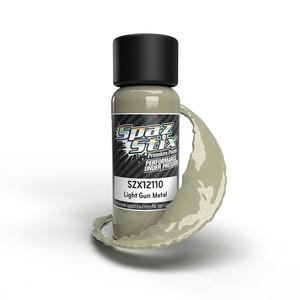 Spaz Stix Light Gunmetal Airbrush Ready Paint, 2oz Bottle - Xtreme RC