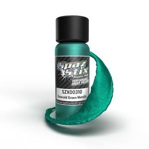 Spaz Stix Emerald Green Metallic Airbrush Ready Paint, 2oz Bottle - Xtreme RC