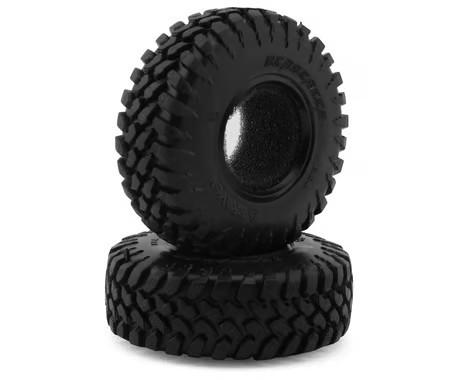 Pit Bull Tires 1.0" Braven Berserker Micro Crawler Tires (2) (Alien) w/Foam Inserts - Xtreme RC