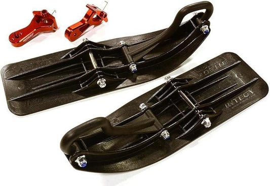 Front Sled Ski Attachment Set for Losi 1/10 Lasernut U4 4WD RTR