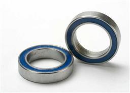 Ball bearings, blue rubber sealed (12x18x4mm) (2) - Xtreme RC
