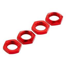 Aluminum Wheel Nut 17mm Red: Nero (4) - Xtreme RC