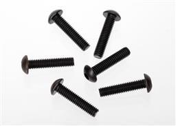 Traxxas Screws, 4x18mm button-head machine (hex drive) (6) - Xtreme RC