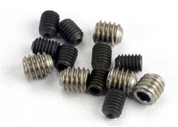 Traxxas Set (grub) screws, 3x4mm (8)/ 4x4mm (stainless) (4) - Xtreme RC