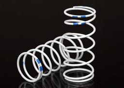 7448 Traxxas Spring, shock, white (GTR long) (0.892 rate blue) (1 pair) - Xtreme RC