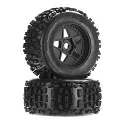 1/8 dBoots Backflip Monster Truck 6S Front/Rear 3.8 Pre-Mounted Tires, 17mm Hex (2) - Xtreme RC