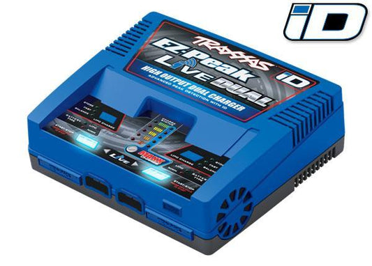 Charger, EZ-Peak Live Dual, 200W, NiMH/LiPo with iD Auto Battery Identification - Xtreme RC