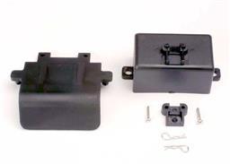 Bumper (rear)/ battery box/ body clips (2), EZ-Start® mount, 3x10CST (2) - Xtreme RC