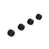 Hub Nut, Black (4) - Xtreme RC