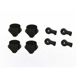HD Shock Rod End and Spring Cup Set (2 Pairs) - Xtreme RC