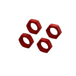 Aluminum Wheel Nut, 24mm, Red (4) - Xtreme RC