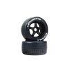 dBoots Hoons 53/107 2.9 Pre-Mounted Belted Tires, Silver, 17mm Hex, 5-Spoke (2) - Xtreme RC