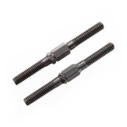 Turnbuckle, 4x45mm Steel Black (2) - Xtreme RC