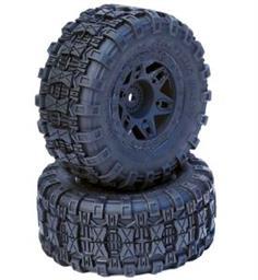 Raptor 2.2 SCT Short Course Belted Tires Mounted Arrma Senton 17mm - Xtreme RC