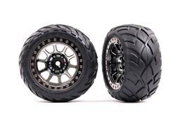 T&W BLK CHRM 2.2/ALIAS TIRE - Xtreme RC