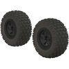 1/10 dBoots Fortress SC 2.2/3.0 Pre-Mounted Tires, 14mm Hex, Black (2) - Xtreme RC