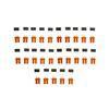 Connector: IC5 Battery Bulk (25) Set - Xtreme RC