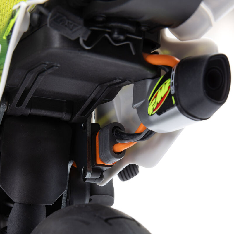 Promoto-SM 1/4 Super Moto Motorcycle, FXR, White: RTR Basic - Xtreme RC