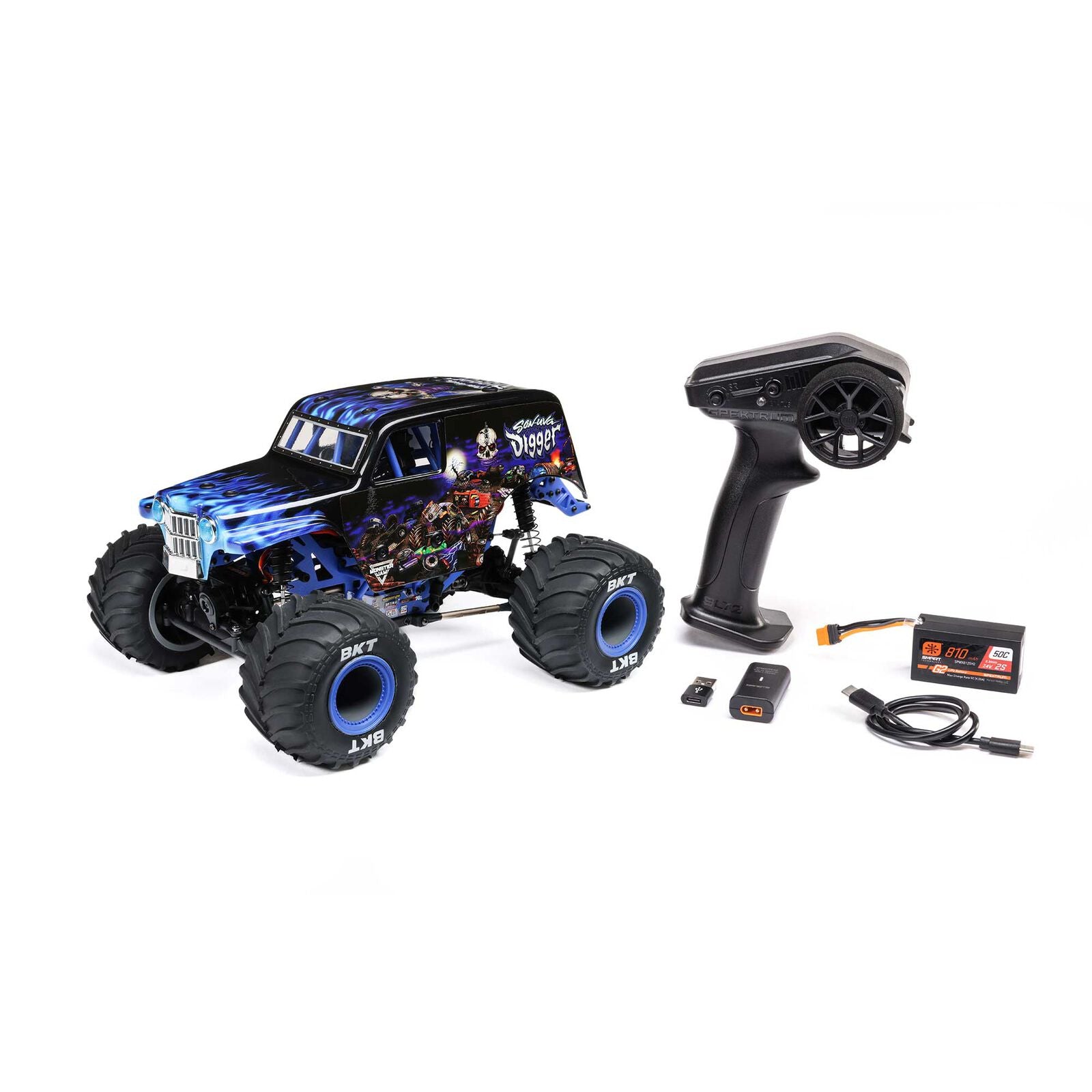 1/18 Mini LMT 4WD Son Uva Digger Monster Truck Brushed RTR - Xtreme RC