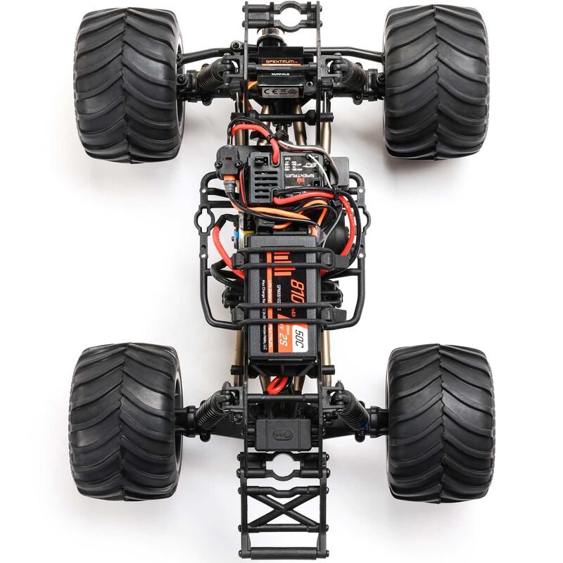 1/18 Mini LMT Megalodon 2S 4X4 RTR Brushed Monster Truck (Battery & Charger Included), Blue - Xtreme RC