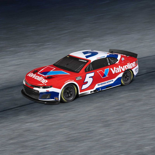 1/12 NASCAR RC Racecar Kyle Larson No. 5 2025 Valvoline Chevrolet Camaro ZL1 2S AWD RTR Brushed On-Road (Battery & Charger Included), Red