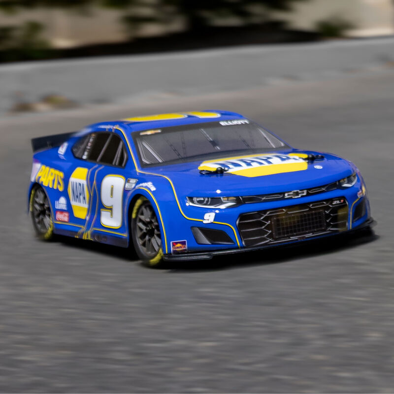 1/12 NASCAR RC Racecar Chase Elliot No. 9 2025 NAPA Chevrolet Camaro ZL1 2S AWD Brushed On-Road (Battery & Charger Included), Blue - Xtreme RC