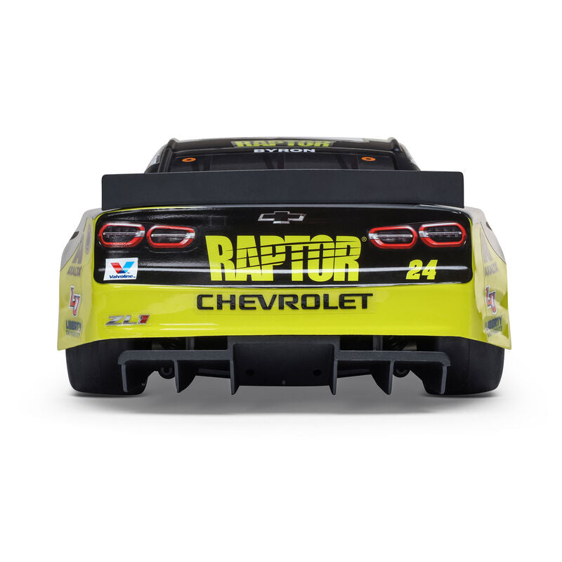 1/12 NASCAR RC Racecar William Byron No. 24 2025 Raptor Chevrolet Camaro ZL1 2S AWD Brushed On-Road (Battery & Charger Included), Black - Xtreme RC