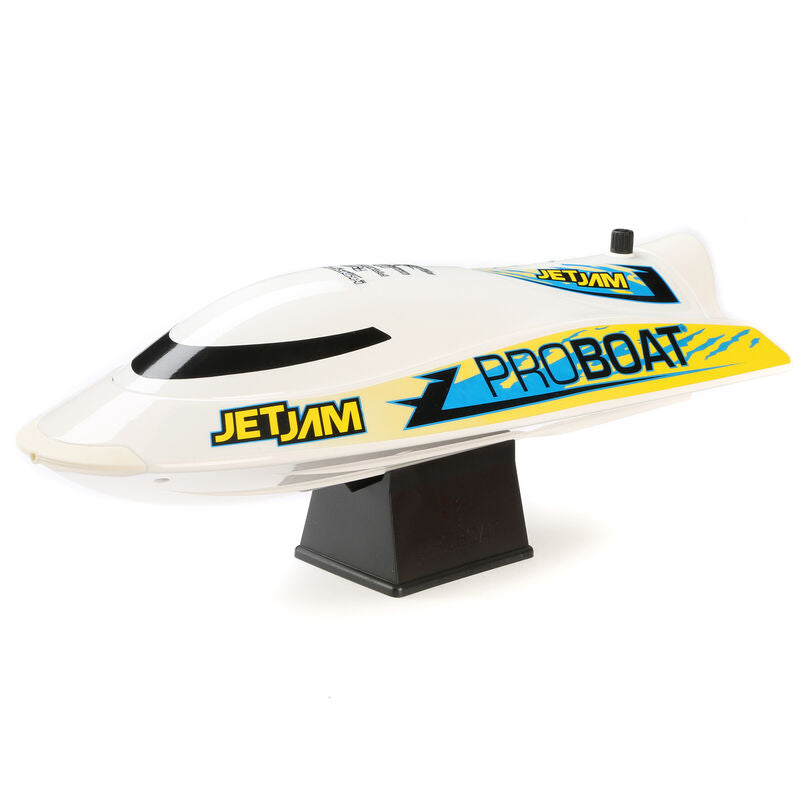 Jet Jam 12 Pool Racer, Brushed, White: RTR
