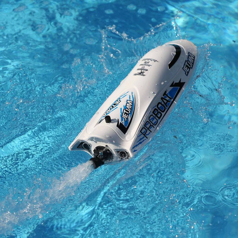 Jet Jam 12 Pool Racer, Brushed, White: RTR