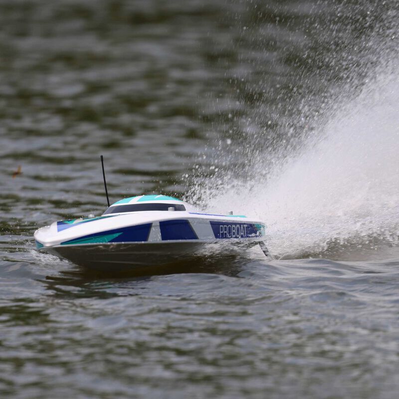 Sonicwake V2 36" Self-Righting, BL, White: RTR - Xtreme RC