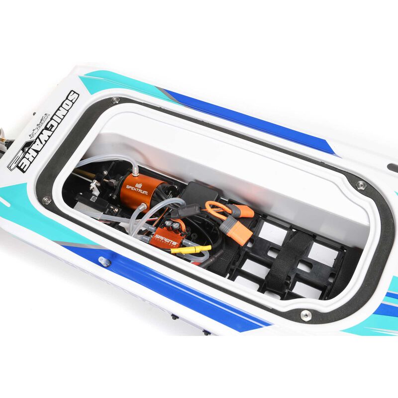 Sonicwake V2 36" Self-Righting, BL, White: RTR - Xtreme RC