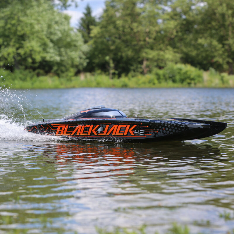 Blackjack 42-inch Brushless 8S Cat,BLK/ORG:RTR - Xtreme RC