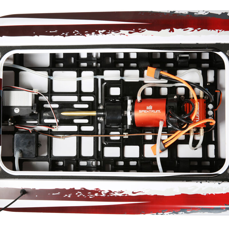 Blackjack 42-inch Brushless 8S Cat,WHT/RED:RTR - Xtreme RC