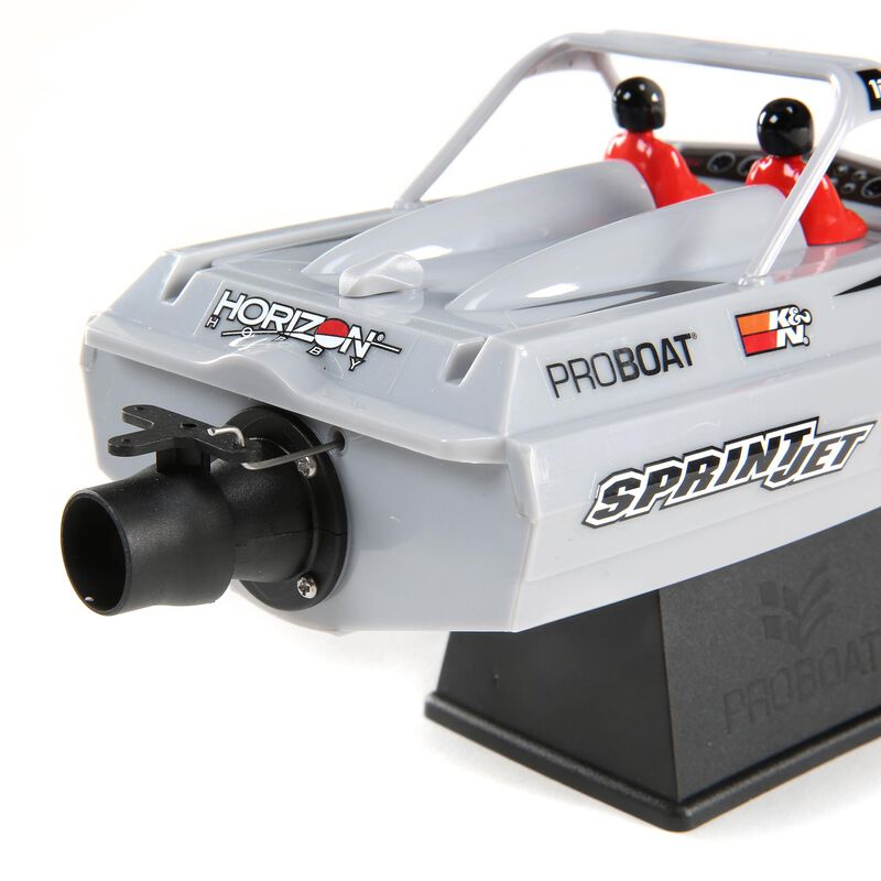 Sprintjet 9-inch Self-Right Jet Boat RTR, Silver - Xtreme RC