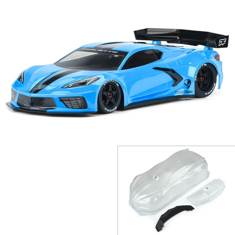 Corvette C8 Clear Body Felony & Infraction - Xtreme RC