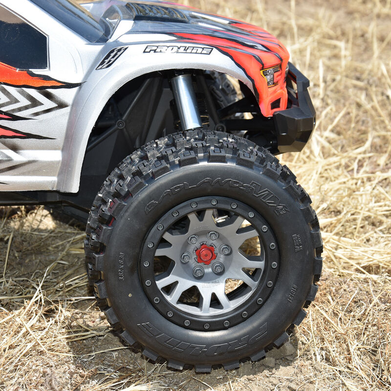 Limited Edition Badlands MX43 Pro-Loc F/R Mounted 24mm Gray/Black Impulse (2) for X-Maxx
