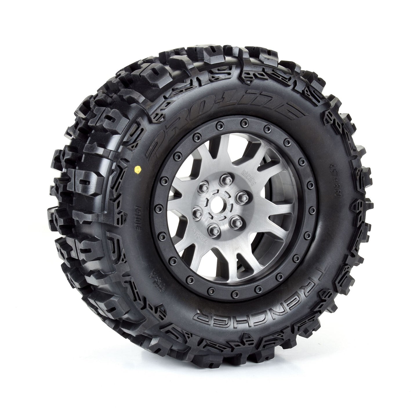 Limited Edition Trencher Pro-Loc F/R Mounted 24mm Gray/Black Impulse (2) for X-Maxx