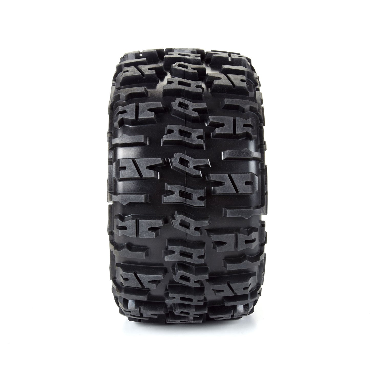 Limited Edition Trencher Pro-Loc F/R Mounted 24mm Gray/Black Impulse (2) for X-Maxx
