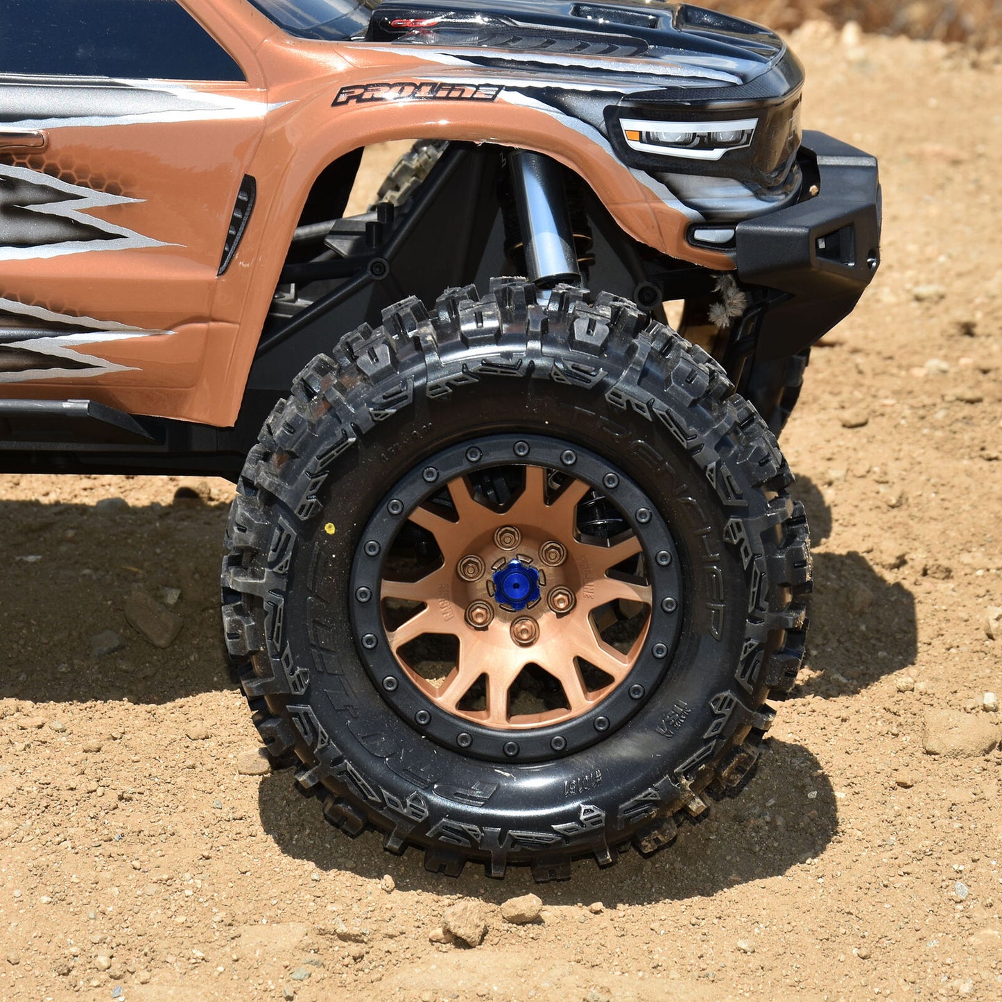 Limited Edition Trencher Pro-Loc F/R Mounted 24mm Bronze/Black Impulse (2) for X-Maxx