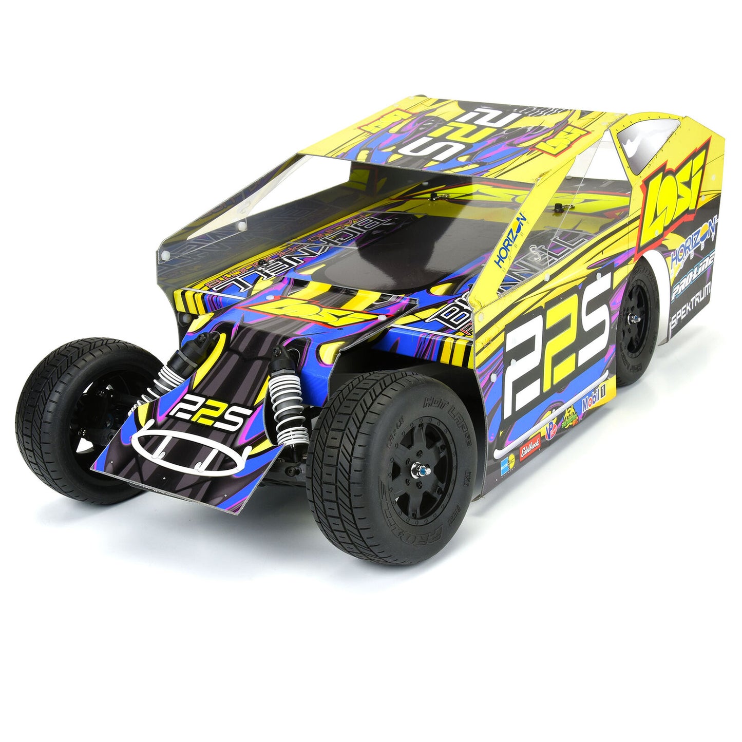 1/10 Hot Lap MC F/R 2.2/3.0 Dirt Ovl SC Trs (2)
