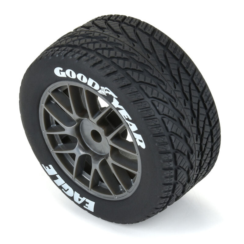 Goodyear Eagle Rain Tire F/R MTD Grey for Losi NASCAR Race Car (4) - Xtreme RC