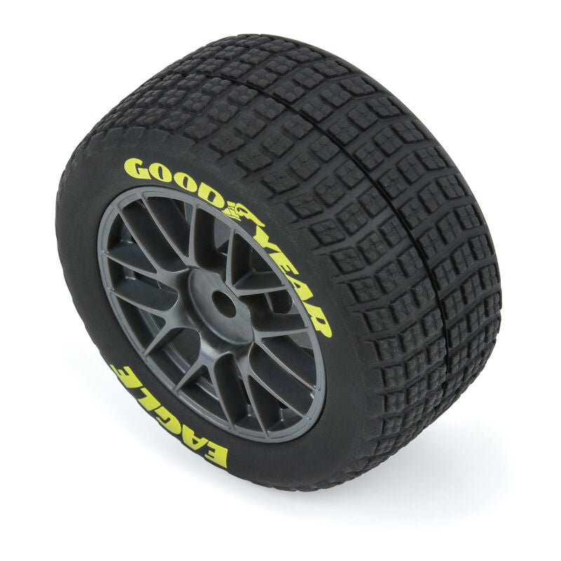 Goodyear Eagle Dirt Tire F/R MTD Grey for Losi NASCAR Race Car (4) - Xtreme RC