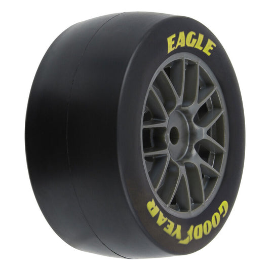 Goodyear Eagle Soft Tire F/R MTD Grey for Losi NASCAR Race Car (4)