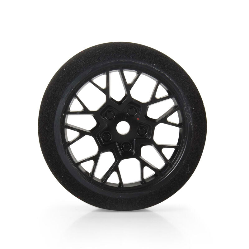 Fifty6 Foam Tire Mounted on Circuit Black Wheel 8mm Hex (4) - Xtreme RC