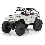 1/24 1979 Toyota Land Cruiser FJ40 Clear Body with Trail Cage: SCX24 - Xtreme RC